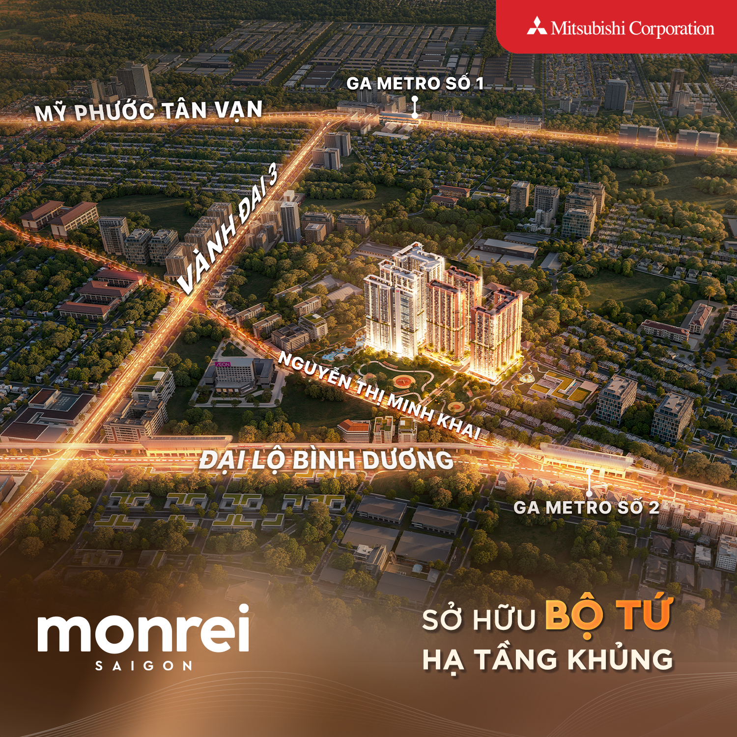 Bản đồ vị trí dự án Monrei Saigon