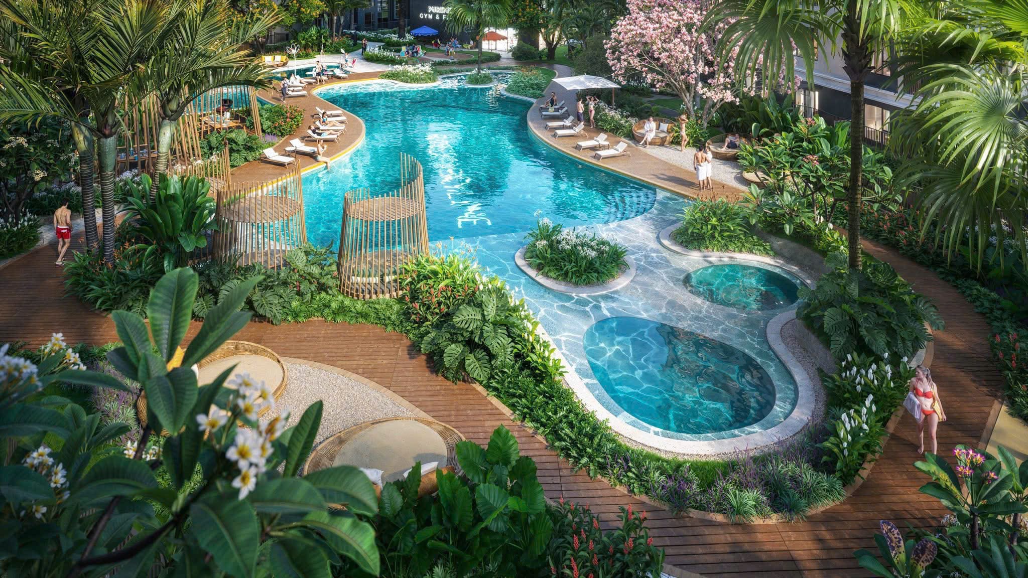 Hồ bơi resort